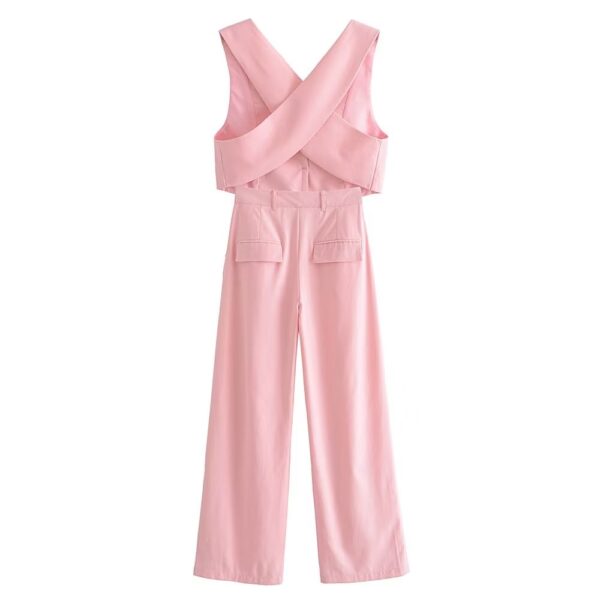 French Casual Vest Suit