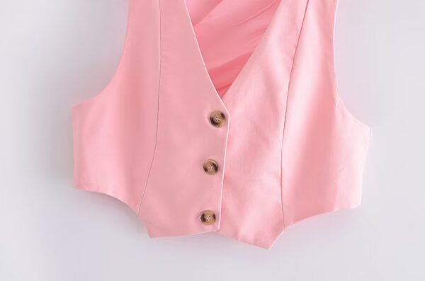 French Casual Vest Suit