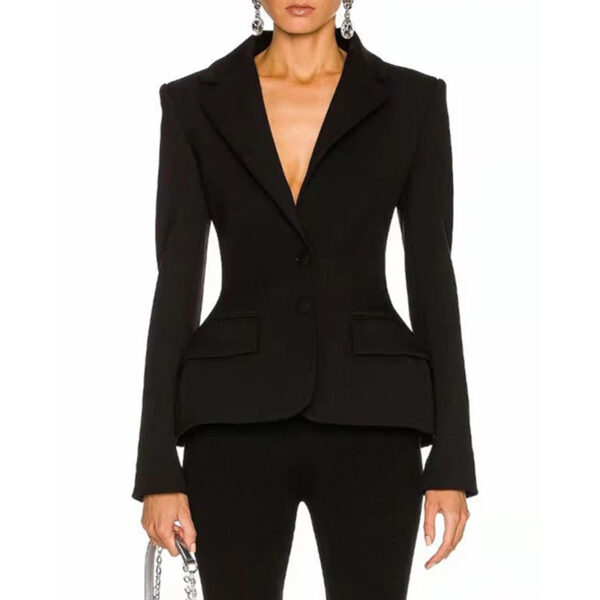 Sexy Back Bow Design Blazer