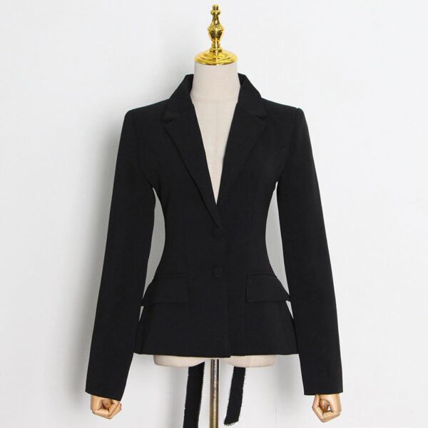 Sexy Back Bow Design Blazer