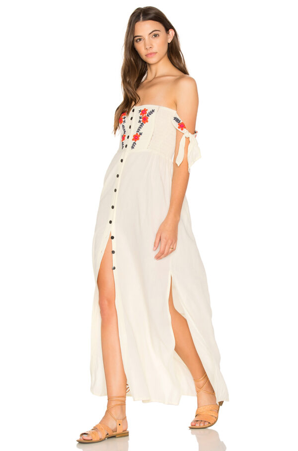 Bohemian Hanging Shoulders Dress