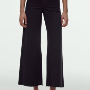 Black High Waist Straight Jeans