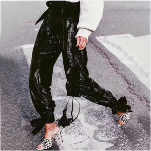 Glam Sequin Ankle Banded Pants