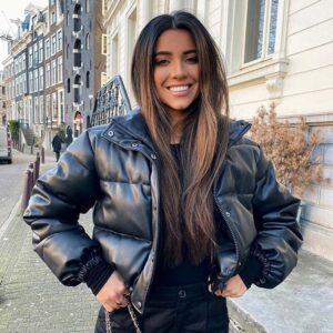 Puff Leather Jacket