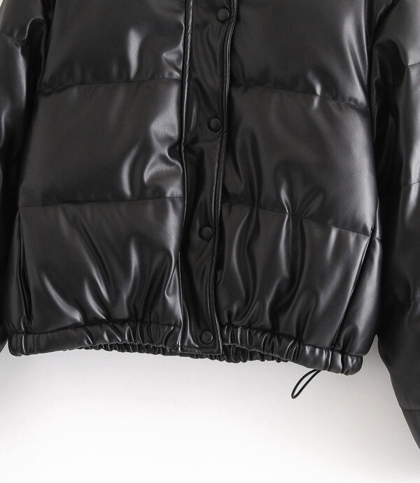 Puff Leather Jacket