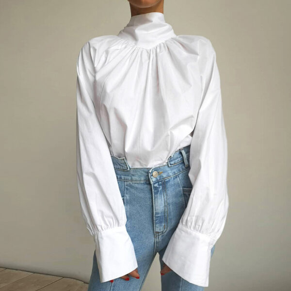 Bowknot Back Shirt