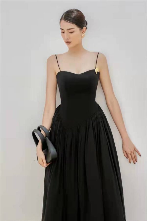 Elegant Bell Skirt Cami Dress